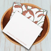 Elegante Vines Couple Newlyweds Hochzeit Mitteilungskarte