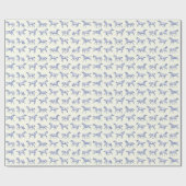 Elegante Vintag Galloping Horses Geschenkpapier (Flach)