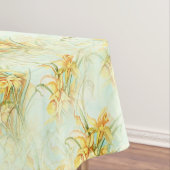 Elegante Vintag-gelbe Hülsenfrüchte Blume Tischdecke (Beispiel)