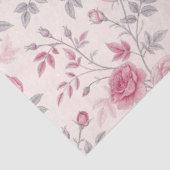 Elegante Vintag Inspirierte Rosendekoupage Seidenpapier (Ausschnitt)