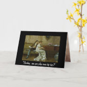 Elegante Vintag Music Birthday Spaß Card Karte (Gelbe Blume)