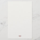 Elegante Vintag-rosafarbene Fotografie Briefpapier (Rückseite)