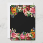 Elegante Vintage antike Moody - Einladungen für Ho (Rückseite)