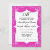 Elegante Vintage aquamarine blaue Einladung (Vorderseite)