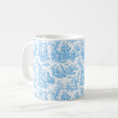Elegante Vintage Aquarelle Kaffeetasse (Vorderseite Links)