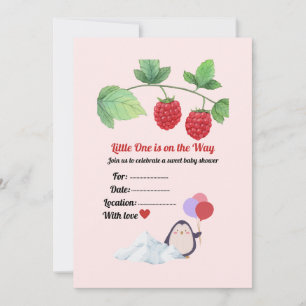 Elegante Vintage-Baby-Shower-Einladungskarte – Min Einladung