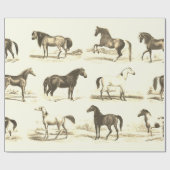 Elegante, Vintage Beige Geschenkpapier (Flach)