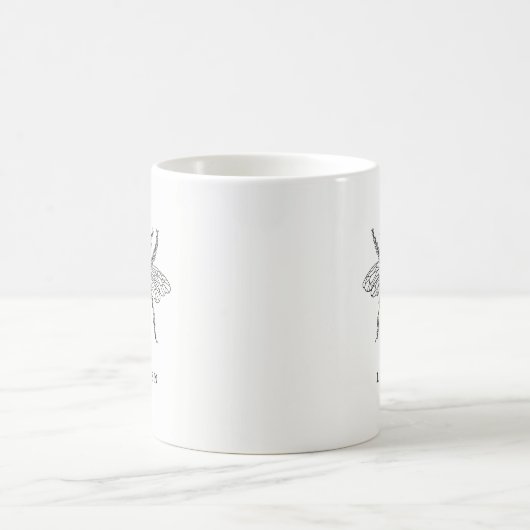 Elegante Vintage Biene Kaffeetasse (Mittel)