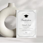 Elegante Vintage Bilderkennungsparty Einladung