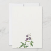 Elegante Vintage Bläserkamera Mitteilungskarte (Rückseite)