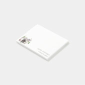 Elegante Vintage Bläserkamera Post-it Klebezettel (angewinkelt)