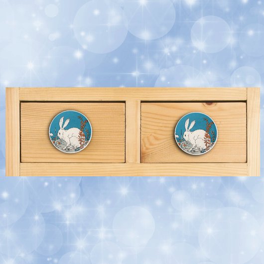 Elegante Vintage Blume Keramikknauf