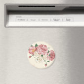 Elegante Vintage Blume Magnet (In Situ (Geschirrspüler))