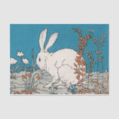 Elegante Vintage Blume Seidenpapier (Vorderseite)