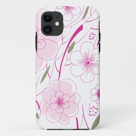 Elegante Vintage Blumen iPhone Hüllen Vol. 10 (Rückseite)
