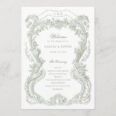 Elegante Vintage Blumendecke Programm (Vorderseite)