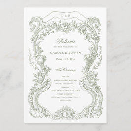 Elegante Vintage Blumendecke Programm