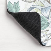 Elegante Vintage BlumenMausunterlage des Mousepad (Ecke)