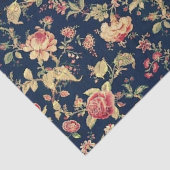 Elegante Vintage BlumenRose Seidenpapier