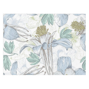 Elegante Vintage Blumentischdecke des Tischdecke