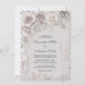 Elegante Vintage Boho Hochzeiten Vorlagen (Vorderseite)