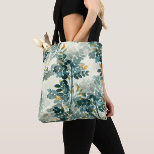 Elegante Vintage botanische Blumendarstellung Tasche