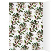 Elegante Vintage botanische Rose Blume (Innen (Links))