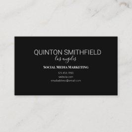 Elegante Vintage City Street Visitenkarte