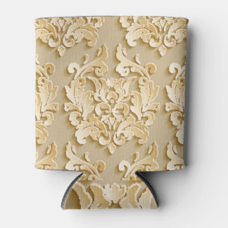 Elegante Vintage Damask Muster Textur Dosenkühler