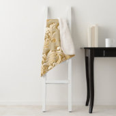 Elegante Vintage Damask Muster Textur Sherpadecke (Beispiel)