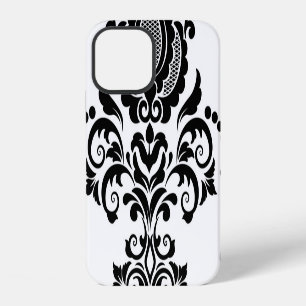 Elegante Vintage-Damask nahtlose Textur iPhone 12 Hülle