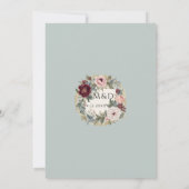 Elegante Vintage französische Goldmedaille Einladung (Rückseite)