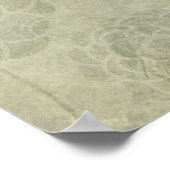 Elegante Vintage französische Rose Poster (Ecke)