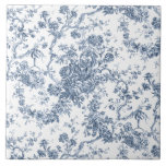 Elegante Vintage französische Stickereitoilette<br><div class="desc">Elegantes und verziertes Vintages toile de jouy Muster mit exotischen Blume,  Weinreben und Blättern,  verwoben mit Garland und Körben von Rose. Dieses Muster wurde um 1910 in der Smithsonian-Sammlung aus einem historischen französischen Textilfragment adaptiert. Muster sind hoch,  können aber nicht gekachelt werden.</div>