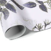 Elegante Vintage französische Stickereitoilette Geschenkpapier (Rolleneckpunkt)