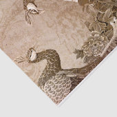 Elegante, Vintage Friedenstruppen Seidenpapier (Ausschnitt)