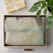 Elegante, Vintage Friedenstruppen Seidenpapier (Geschenk)