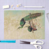 Elegante, Vintage Friedenstruppen Seidenpapier (Handwerk)