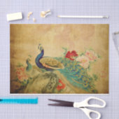 Elegante, Vintage Friedenstruppen Seidenpapier (Handwerk)