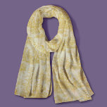 Elegante Vintage Gelbtoile de jouy Schal<br><div class="desc">Vintages Retro-hellgelbes Toile de jouy Scarf. Genießen Sie den Schrank mit der zeitlosen Eleganz von toile de jouy Vintagen Designs, inspiriert durch die exquisiten Motive der französischen heiß rosa Szenen. Diese ausgeklügelten Toile-Drucke sind im Augenblick ein Alltagswut, schöne Designs, die natürliche Schönheit und Charme bringen. Dieser modische Schal verbindet traditionellen...</div>