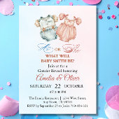 Elegante, Vintage Genderdarstellung Einladung