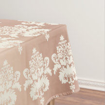 Elegante Vintage Glow Rose Gold Damask