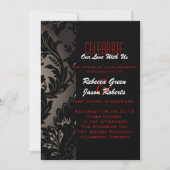 Elegante Vintage Goldmedaille Einladung (Vorderseite)