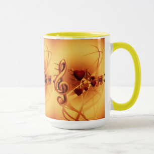 Elegante Vintage-Goldnoten Tasse