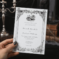 Elegante Vintage-Gotische Schwarze Toile-Totenkopf