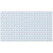 Elegante Vintage, gravierte blaue Rose und Ribbons Tischdecke (Vorderseite (Horizontal))