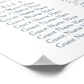 Elegante Vintage Gravur Poster (Ecke)