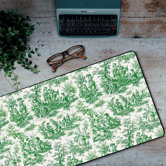 Elegante Vintage Grüntüte Schreibtischunterlage