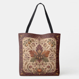 Elegante Vintage-Herbst-Textil-Quadrat-Tasche Tasche