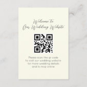 Elegante Vintage Hochzeit Begleitkarte (Vorderseite)